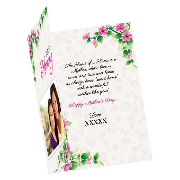 Personalised Floral Greeting Card for Mom-2