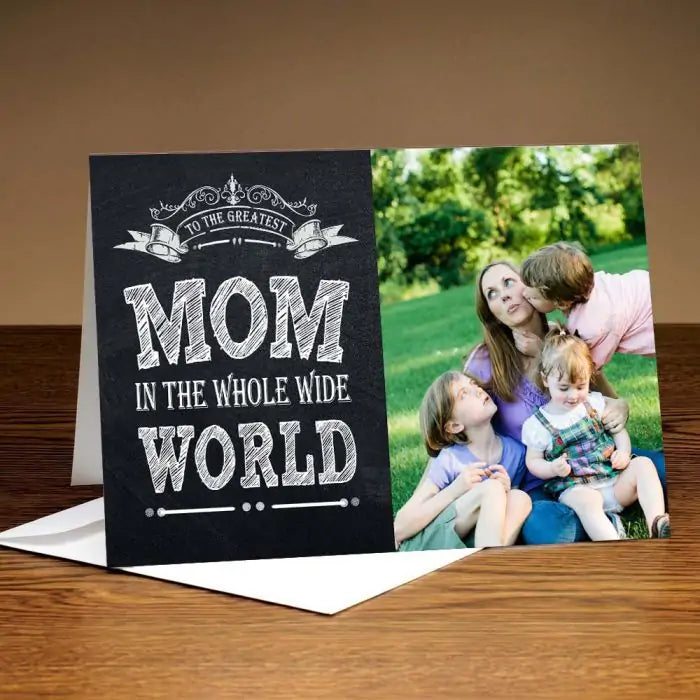 Customized To The Greatest Mom Greeting Card For Mother's Day 1
