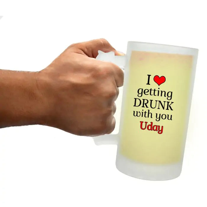 Hello Beer Mug 500ml - Beer Lover Gift