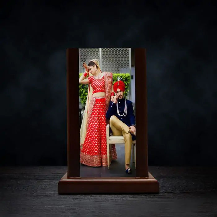 Personalised Wooden Photo Lamp-3