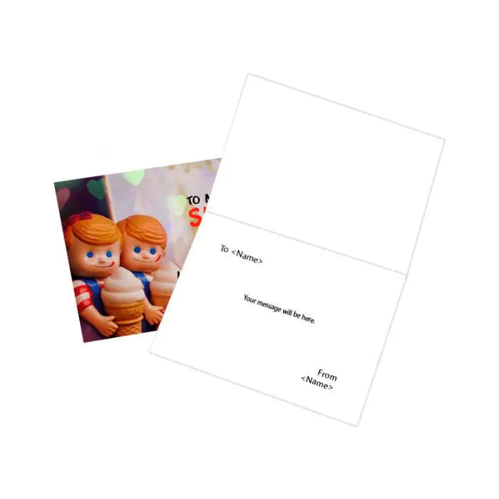 Personalised Wishes For The Lovely Sister Birthday Card