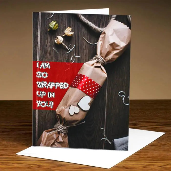 Personalised Wrapped In You Love Greeting Card-1