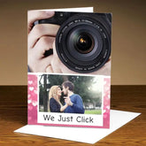 Personalised Just Click Photo Greeting Card-1