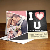 Personalised I Love You Photo Greeting Card-1