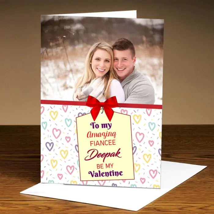 Personalised Be My Photo Love Greeting Card-1