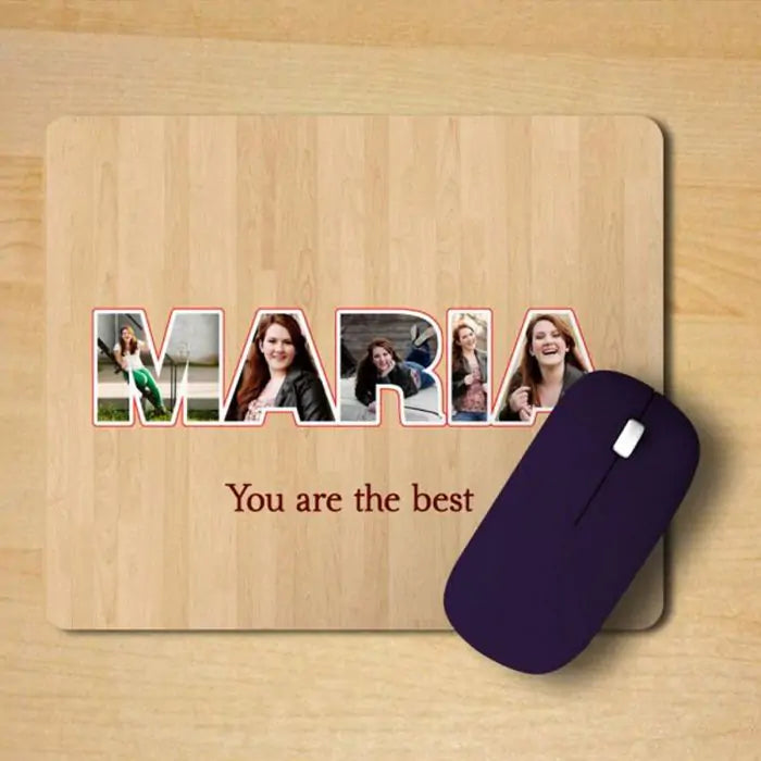 Personalised You Are The Best' Photo Mouse Pad