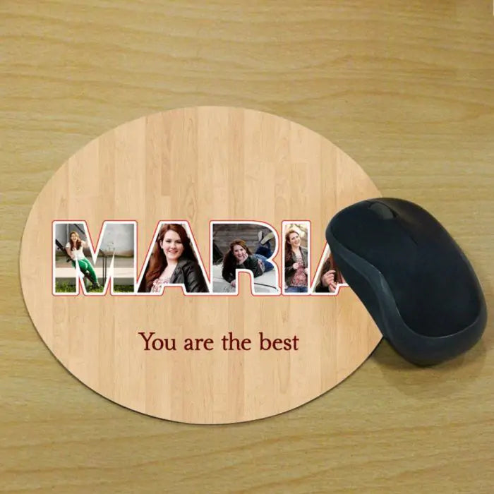 Personalised You Are The Best' Photo Mouse Pad
