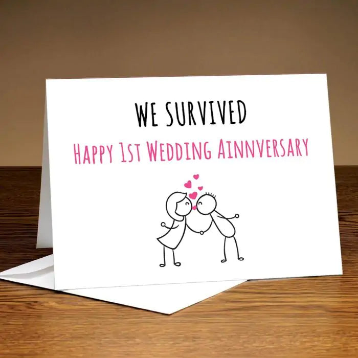 1 year anniversary 2024 cards for husband