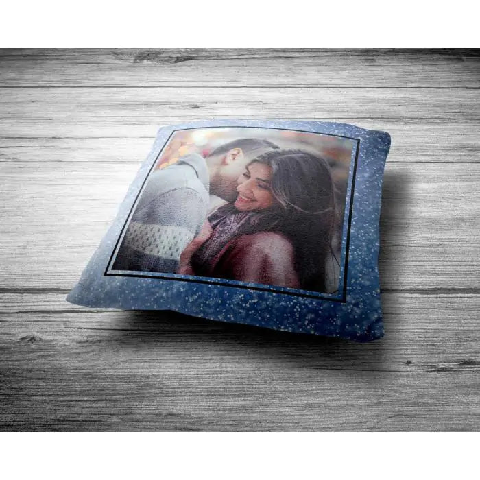 Personalised Capture Us Photo Cushion