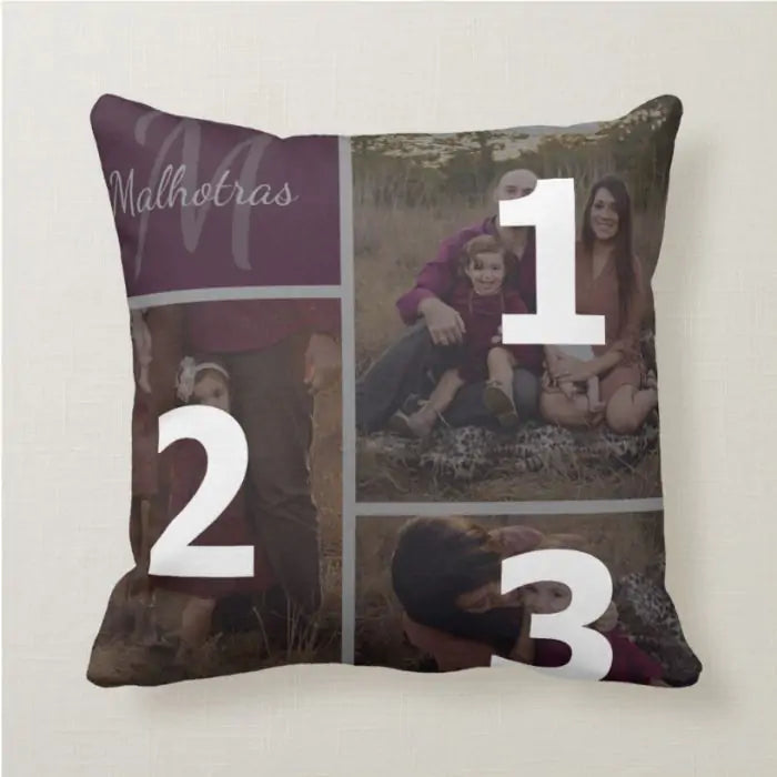 Personalized Family Love Photo Cushion Gift For Couple 5