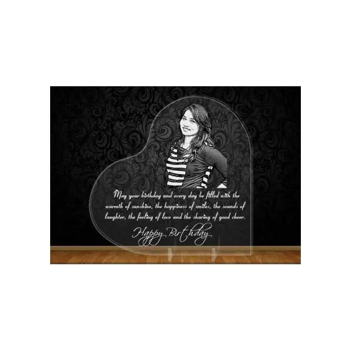 Personalised Special Heart Shaped Glass Keepsake