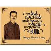 Personalised Teacher'S Day Engraved Plaque Gift