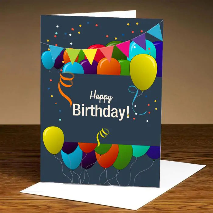 Personalised Balloon Birthday Card-1