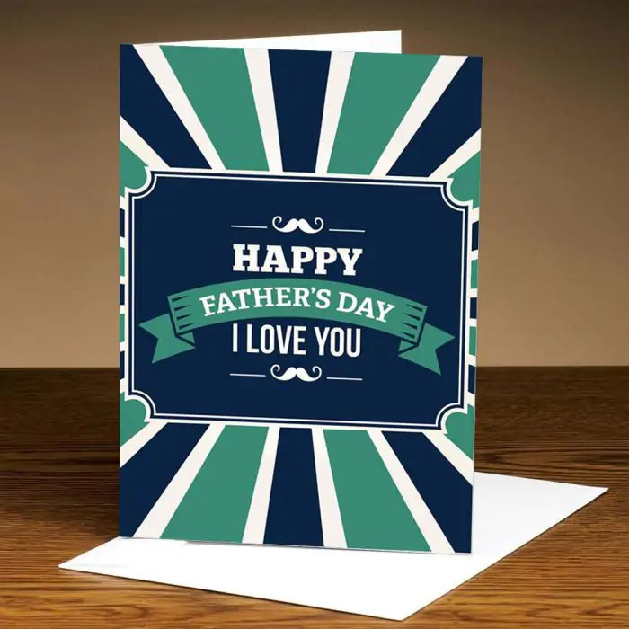 Customized I Love You Greeting Card Gift For Father's Day 1