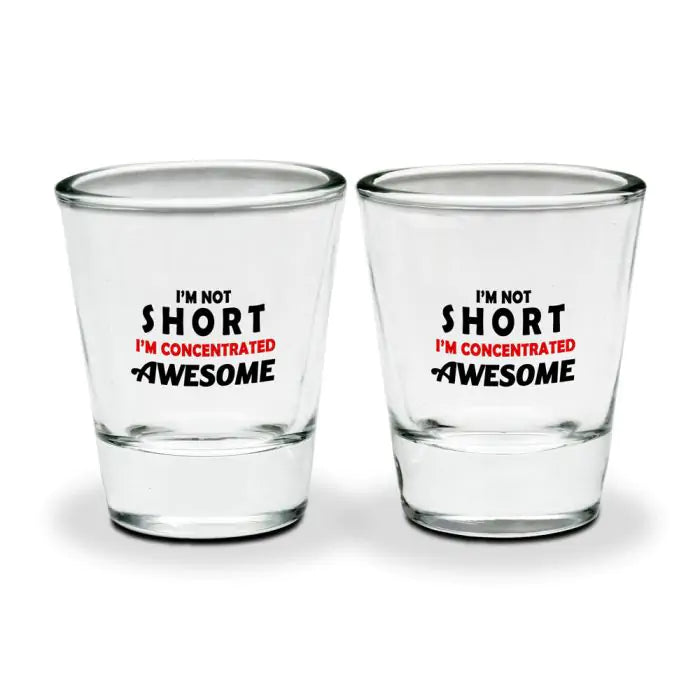 Order Set Of 2 I Am Concentrated Shot Glasses online at lowest prices