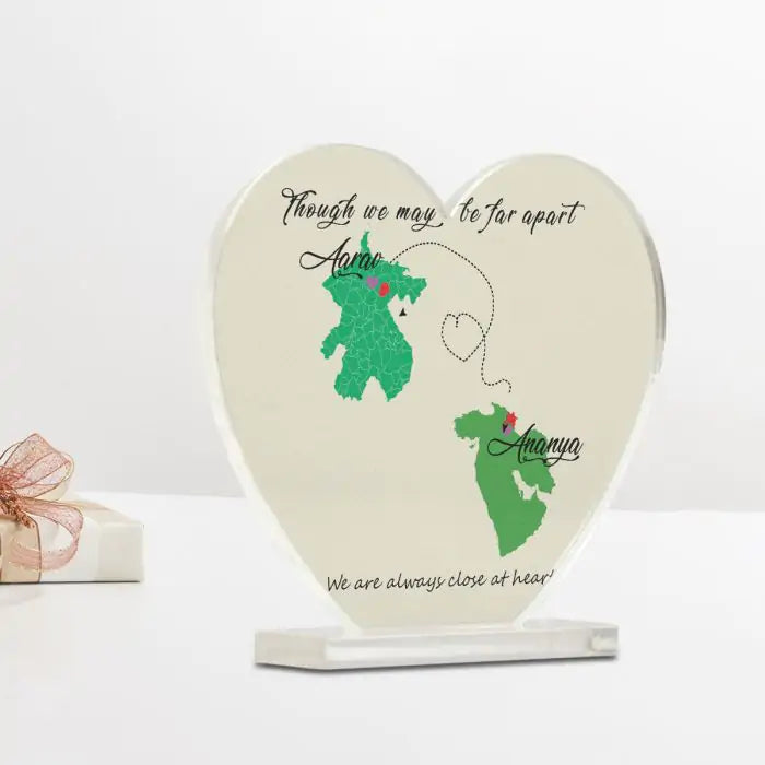 Personalised We Are Always Close at Heart Acrylic Plaque-2