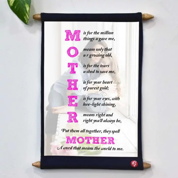 Personalised Happy Mother's Day Scroll-1