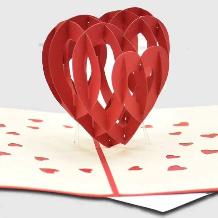 Personalised Love Heart Pop Up Card-3