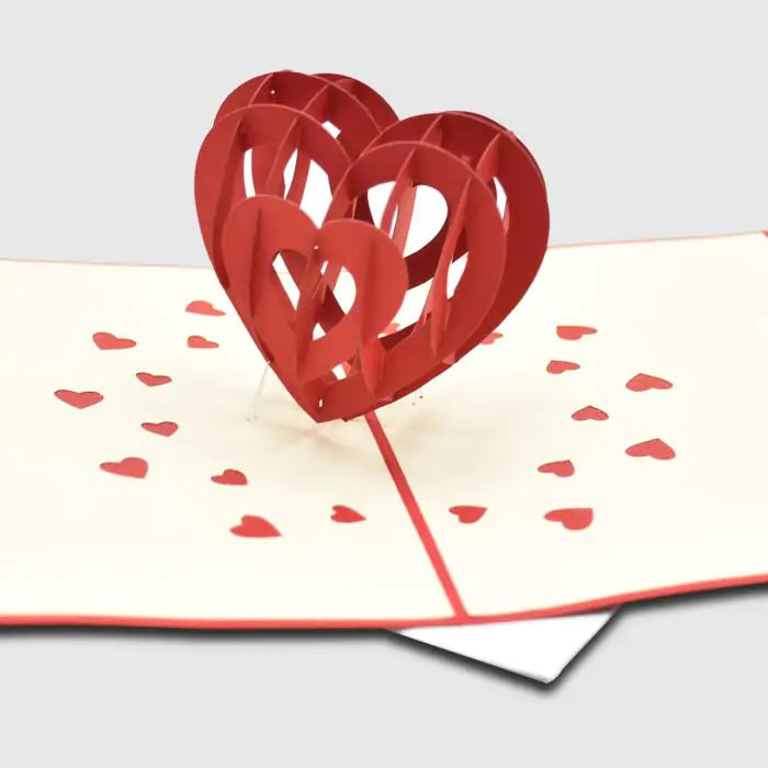 Personalised Love Heart Pop Up Card-1