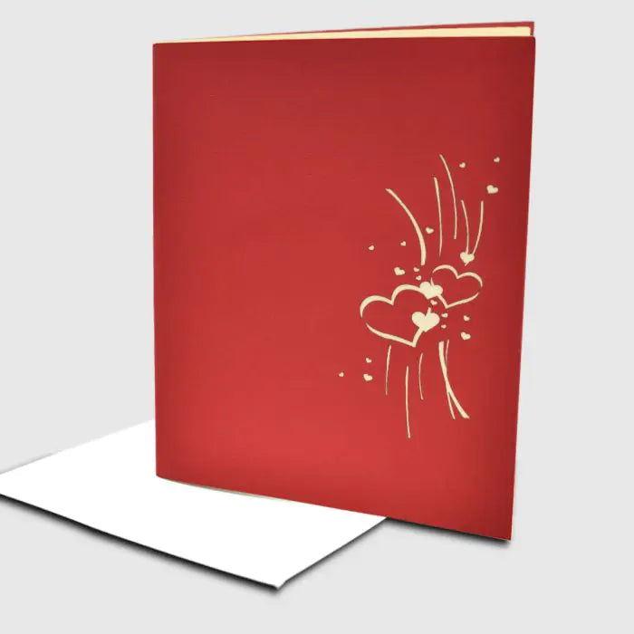 Personalised Love Heart Pop Up Card-2