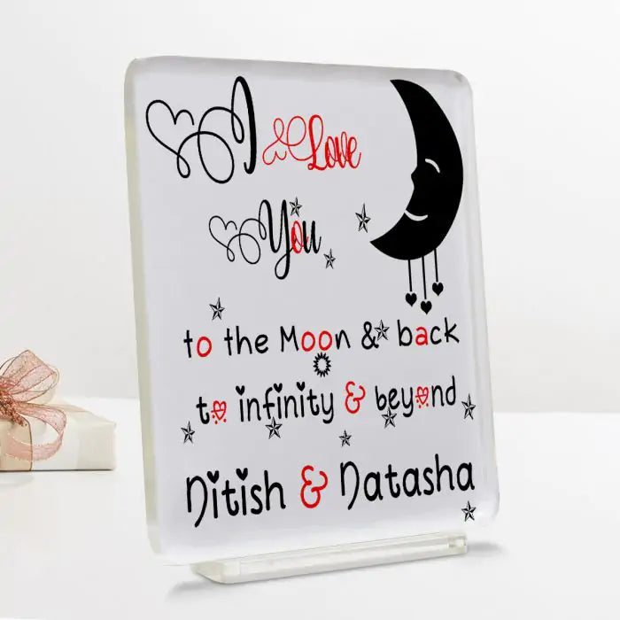 Anniversary Milestone Personalised Acrylic Plaque-2