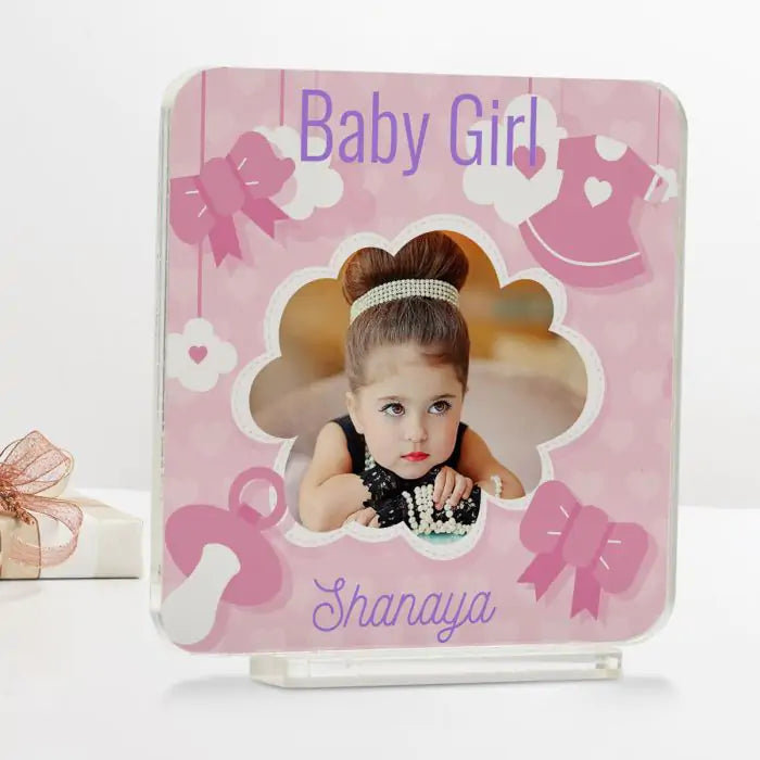 Baby Love Personalised Acrylic Plaque