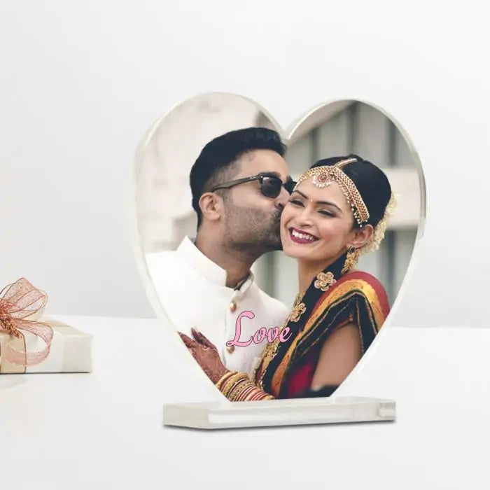Personalised Love Heart Acrylic Plaque-2