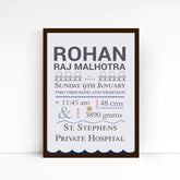 Personalised Baby Boy Birth Details Poster-1
