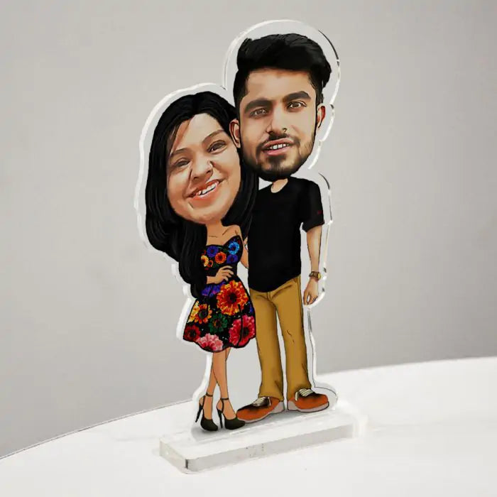 Personalized Glam Couple Picture Stand-2