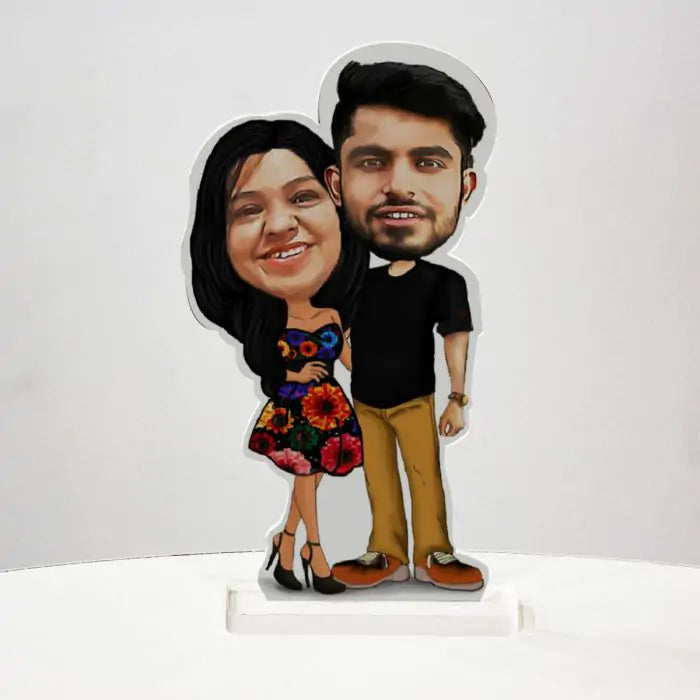 Personalized Glam Couple Picture Stand-1