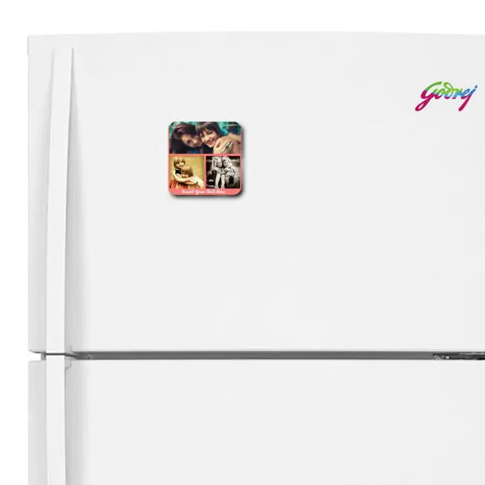 4 Photo Collage Personalised Magnet-2
