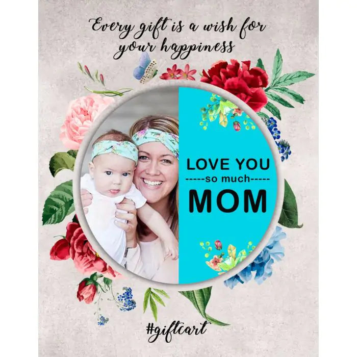 Personalised Love You Mom Magnet