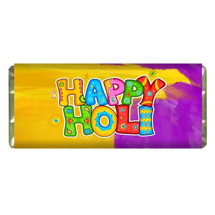 Happy Holi Personalised Choco Bar
