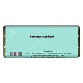 Love You To The Moon And Back Personalised Choco Bar