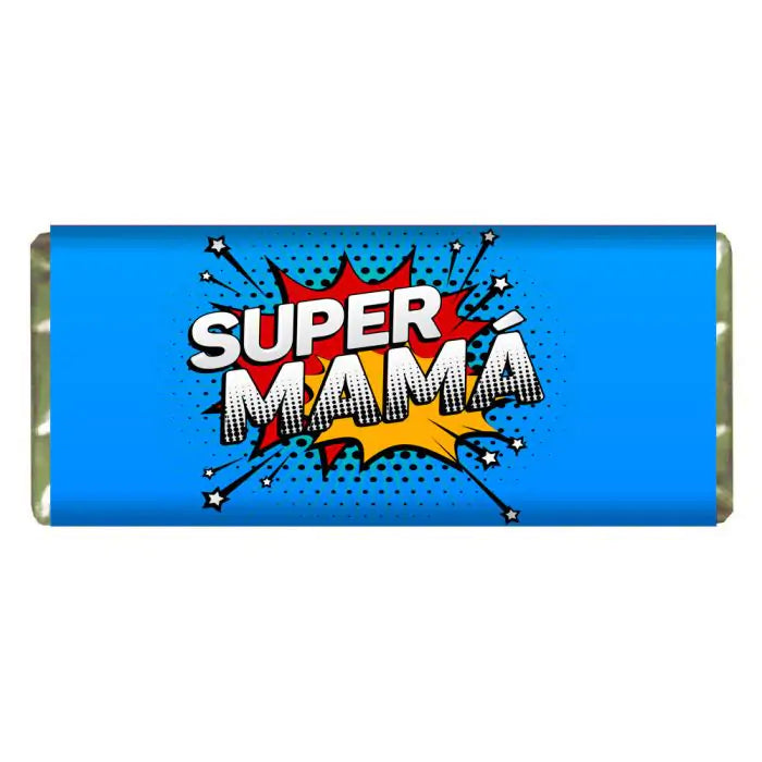 Customized Super Mama With Message Choco Bar Gift For Mom 2