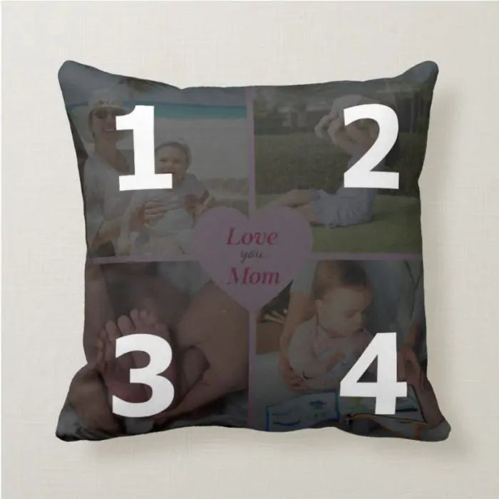 Customized Love You Mom Cushion Gift For Mother's Day 5