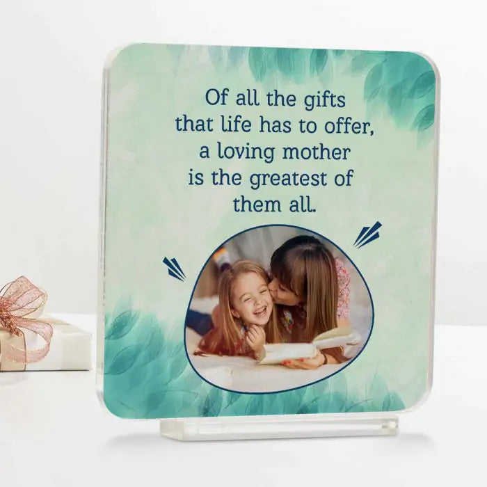 Personalized Greatest Mum Acrylic Plaque Gift For Mother's Day 1