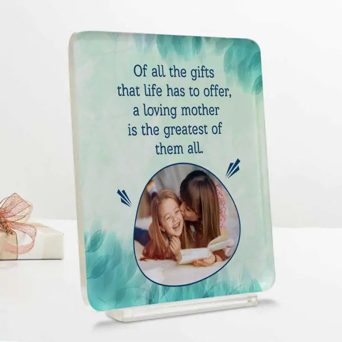 Personalized Greatest Mum Acrylic Plaque Gift For Mother's Day 2