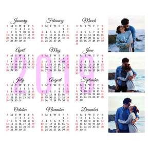 Personalised Photo Calender Mouse Pad