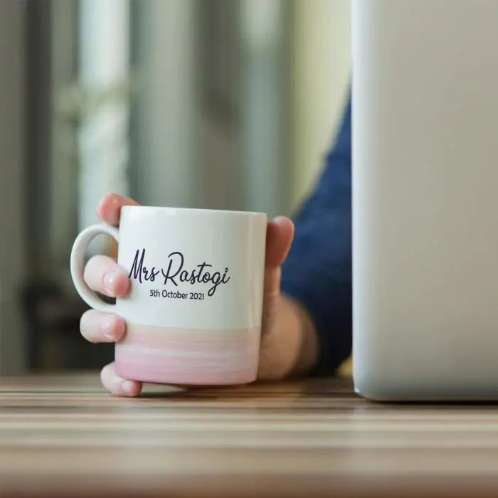 Personalized Couple Name & Date Coffee Mug Set for Couple-9