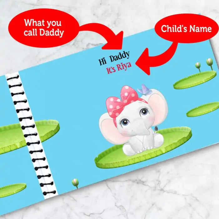 Customized "I Am Daddy's Girl" Dad Book Gift For Father's Day 3