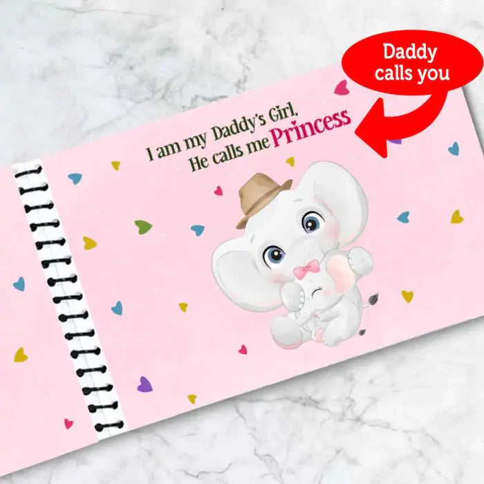 Customized "I Am Daddy's Girl" Dad Book Gift For Father's Day 5