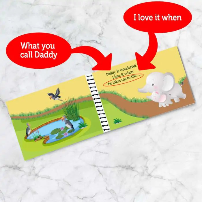 Customized "I Am Daddy's Girl" Dad Book Gift For Father's Day 7