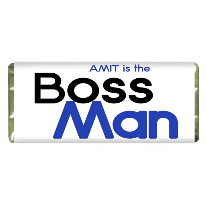 Personalised Choco Bar for Sir