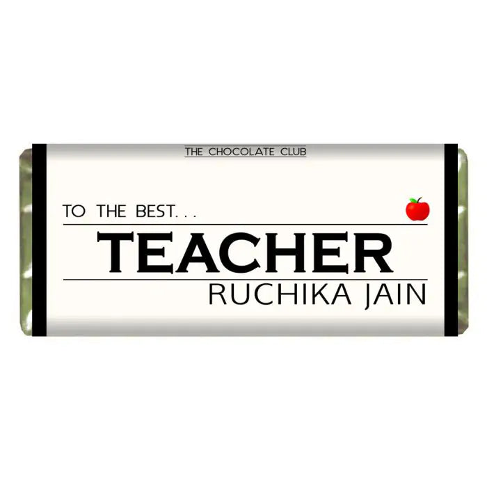 Personalised Fab Teacher Choco Bar