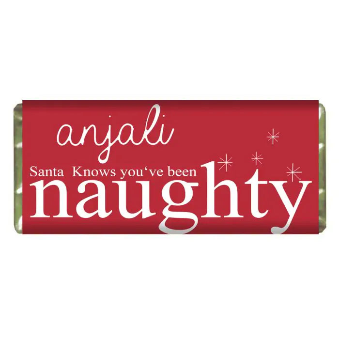 Personalised Naughty You Choco Bar