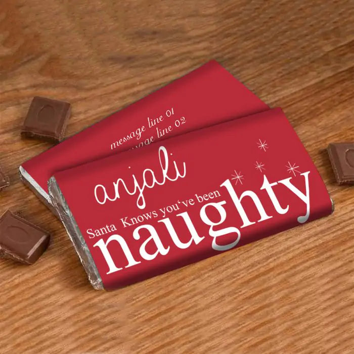 Personalised Naughty You Choco Bar