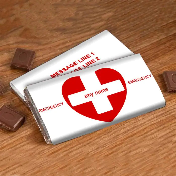 Personalised Get Well Soon Choco Bar