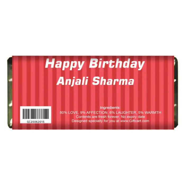 Personalised U're Amazing Choco Bar