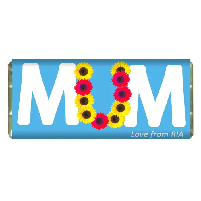 Customized Mum With Message Choco Bar Gift For Mom 2